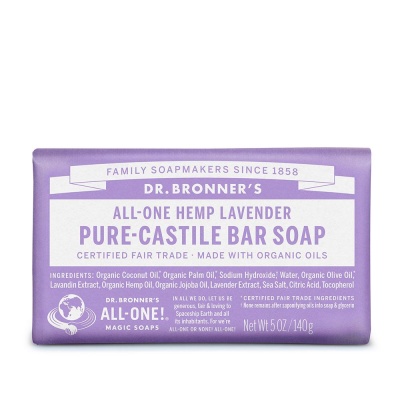 Dr. Bronner's Organic Lavender Soap Bar 140g