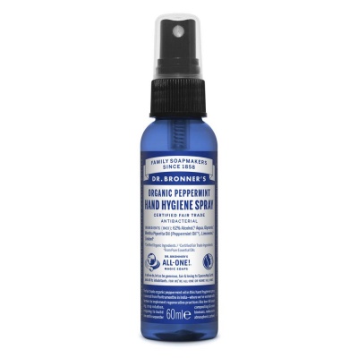 Dr. Bronner's Peppermint Hand Hygiene Spray 60ml