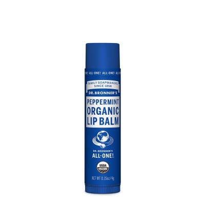 Dr. Bronner's Organic Peppermint Lip Balm 4g