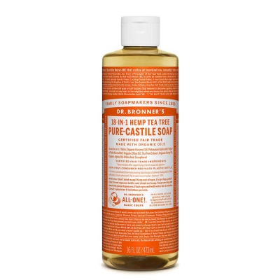 Dr. Bronner's Tea Tree Castile Liquid Soap 473ml