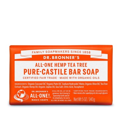 Dr. Bronner's Organic Tea Tree Soap Bar 140g