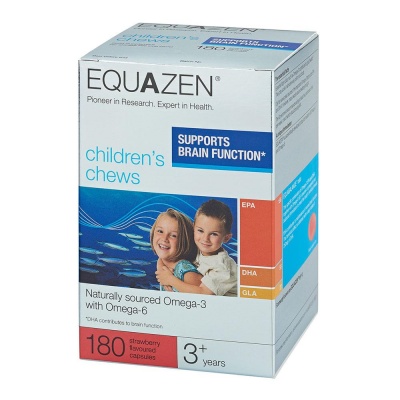 Equazen Children's  Chews Omega 3 with Omega 6 180 Capsules