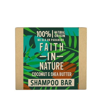 Faith in Nature Coconut & Shea Butter Shampoo Bar 85g