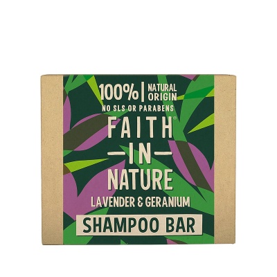 Faith in Nature Lavender & Geranium Shampoo Bar 85g