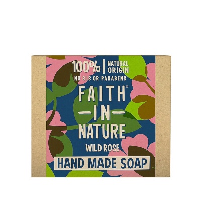 Faith in Nature Wild Rose Hand Made Soap 100g