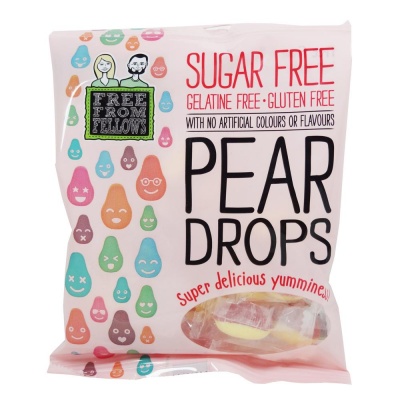Free From Fellows vegan Sweets Pear Drops 70g