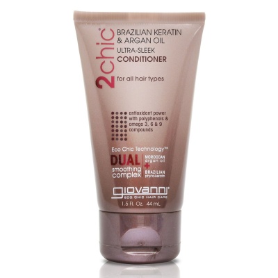 Giovanni 2Chic Ultra-Sleek Brazilian Keratin & Argan Oil Conditioner 60ml (Travel Size)