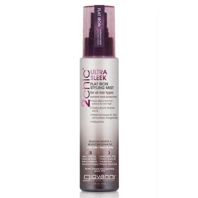 Giovanni 2chic Ultra-Sleek Brazilian Keratin & Argan Oil Flat Iron Styling Mist 118ml