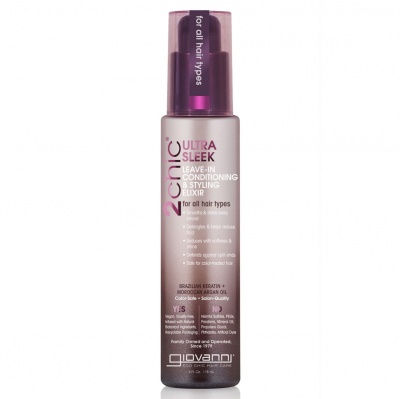 Giovanni 2chic Ultra-Sleek Brazilian Keratin & Argan Oil Leave-in Conditioning and Styling Elixir 118ml