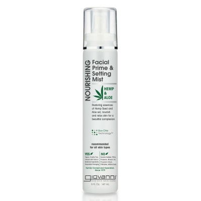 Giovanni Hemp & Aloe Vera Nourishing Facial Prime & Setting Mist 147ml /5 fl oz