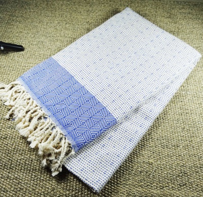 mOrganics Beauty Nefes Peshtemal, Beach Towel Blue 100x180cm 100% Cotton