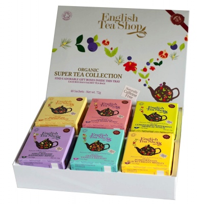 English Tea Shop Organic Super Tea Collection 48 Tea Bags