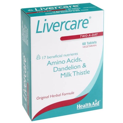 HealthAid Livercare 60 Vegetarian Tablets