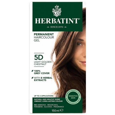 Herbatint Herbal Hair Dye Light Golden Chestnut 5D