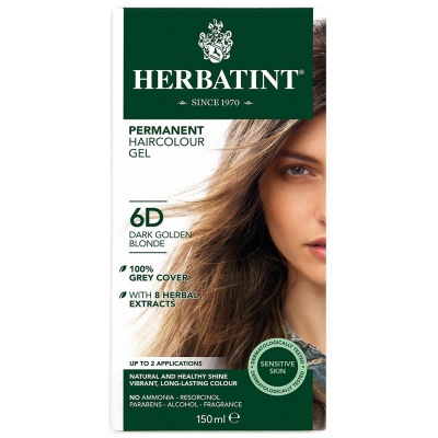 Herbatint Herbal Hair Dye Dark Golden Blonde 6D