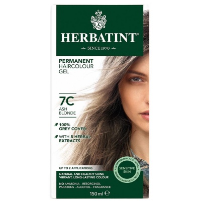 Herbatint Herbal Hair Dye Ash Blonde 7C