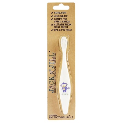 Jack N' Jill Kids Bio Toothbrush - Monkey - BPA/PVC Free