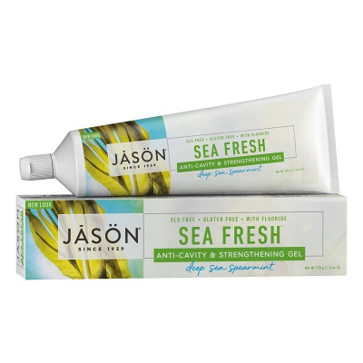 Jason Sea Fresh Strengthening Spearmint Toothpaste with Fluoride 170g
