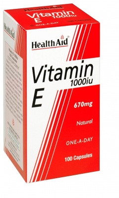 HealthAid Vitamin E 1000iu 670mg 100caps