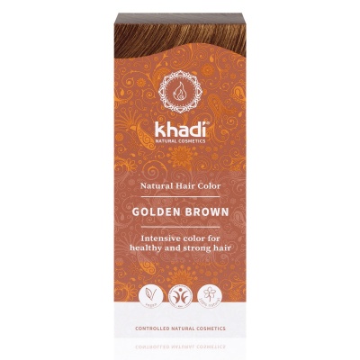 Khadi Golden Brown Natural Hair Colour 100g