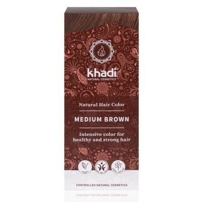 Khadi Medium Brown Natural Hair Colour 100g