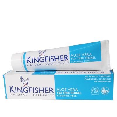 Kingfisher Aloe Vera-Tea Tree - Fennel Toothpaste Fluoride Free 100ml