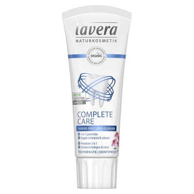 Lavera Organic Toothpaste Complete Care Fluoride Free - Echinacea and Calcium 75ml