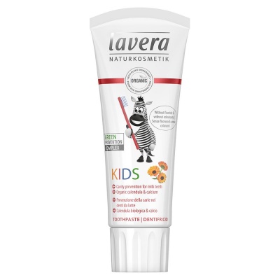 Lavera Kids Toothpaste - Organic Calendula and Calcium - Fluoride Free - 75ml