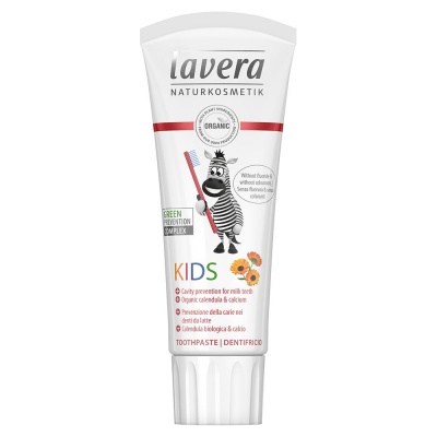 Lavera Kids Toothpaste - Organic Calendula and Calcium - Fluoride Free - 75ml