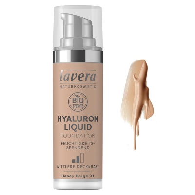 Lavera Hyaluron Liquid Foundation - Honey Beige 04 -30ml