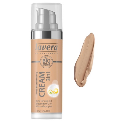 Lavera Tinted Moisturising Cream 3 in 1 Q10 - Honey Sand 03 - 30ml