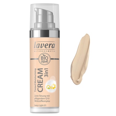 Lavera Tinted Moisturising Cream 3 in 1 Q10 - Ivory Light 01 - 30ml