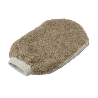 Mistik Spa Bamboo & Linen Exfoliating Mitt