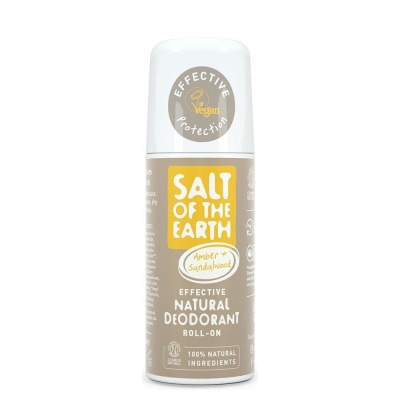 Salt of the Earth Amber and Sandalwood Natural Roll-on Deodorant 75ml