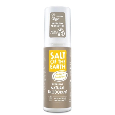 Salt of the Earth Amber and Sandalwood Natural Deodorant Spray 100ml
