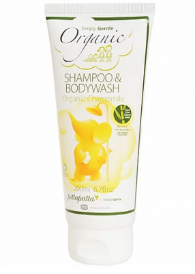 Simply Gentle PittaPatta Organic Chamomile Shampoo and Body Wash 200ml