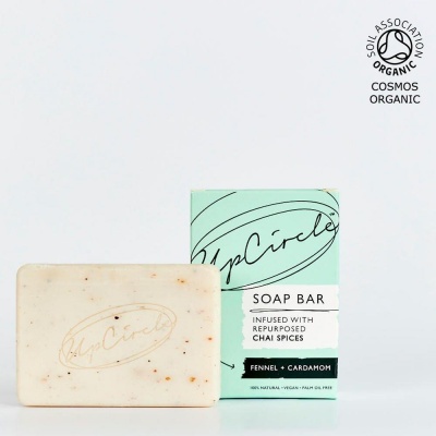 UpCircle Organic Fennel & Cardamom Chai Soap Bar 100g