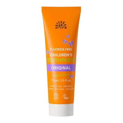 Urtekram Childrens Fluoride Free Original Toothpaste 75ml