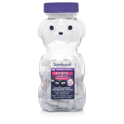 Sambucol Black Elderberry 60 Chewable Teddies