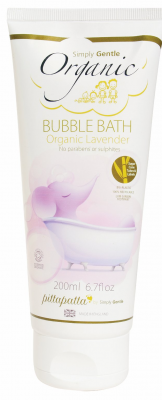 Simply Gentle Pittapatta Organic Lavender Bubble Bath 200ml