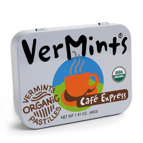 Vermints Organic Cafe Express Mints 40g