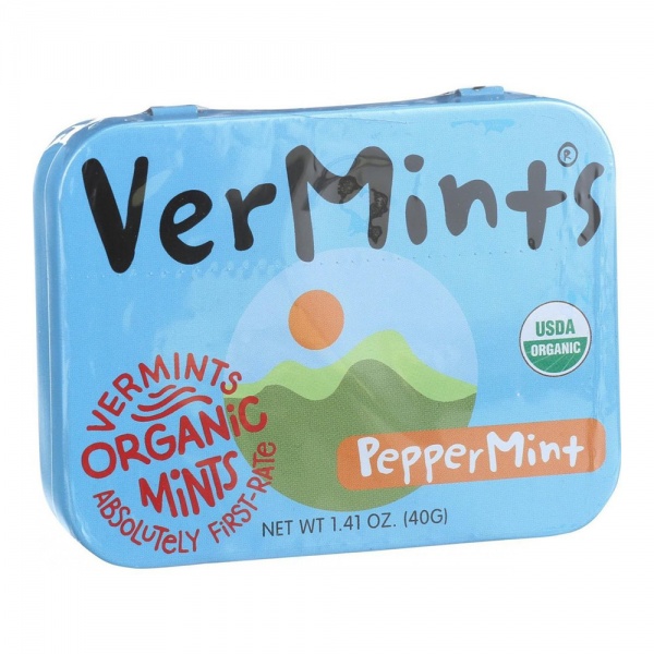 Vermints Organic Peppermint Mints 40g