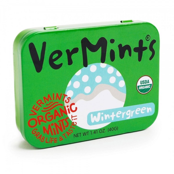 Vermints Organic Wintergreen Mints 40g