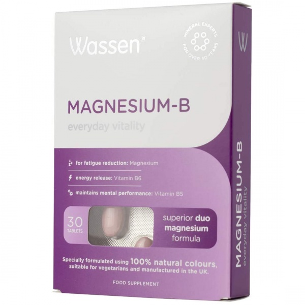 Wassen Magnesium-B 30 Tablets with added B Complex
