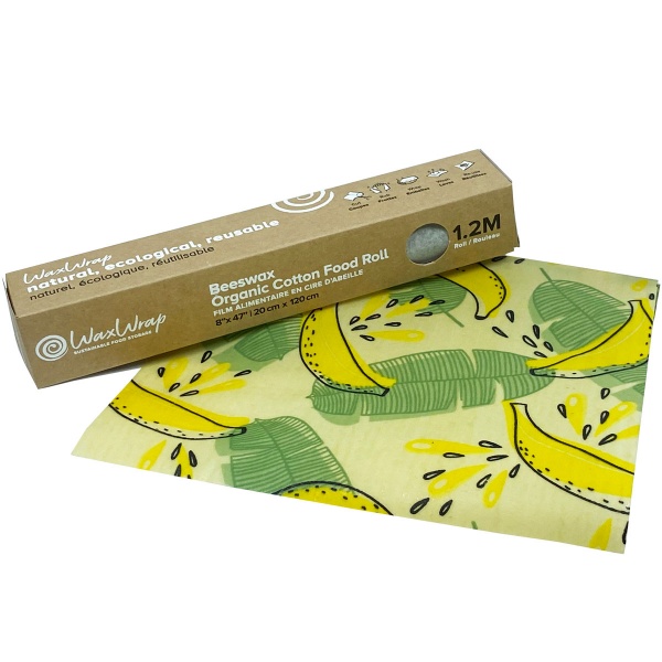 WaxWrap Beeswax Organic Cotton Food Roll 1.2m (20cmx120cm)