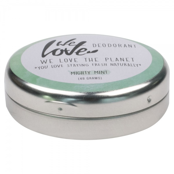 We Love the Planet Mighty Mint Cream Deodorant Tin 48g