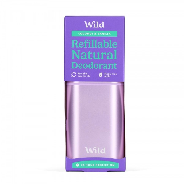 Wild Refillable Natural Deodorant - Coconut & Vanilla 40g