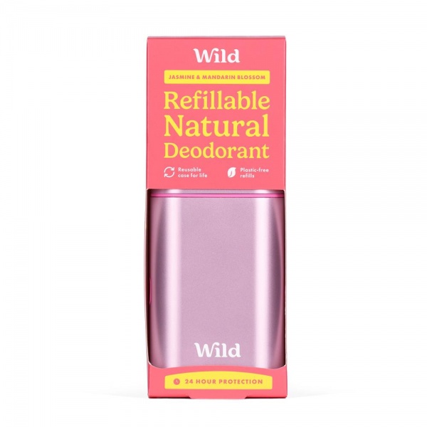 Wild Refillable Natural Deodorant - Jasmine & Mandarin Blossom 40g