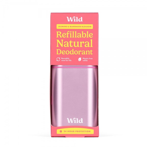 Wild Refillable Natural Deodorant - Jasmine & Mandarin Blossom 40g